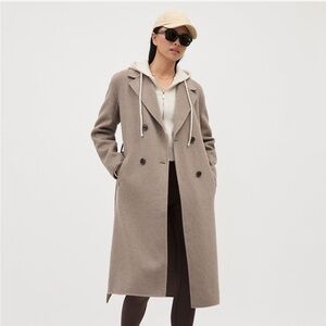 NWOT Double Breasted Wool Coat